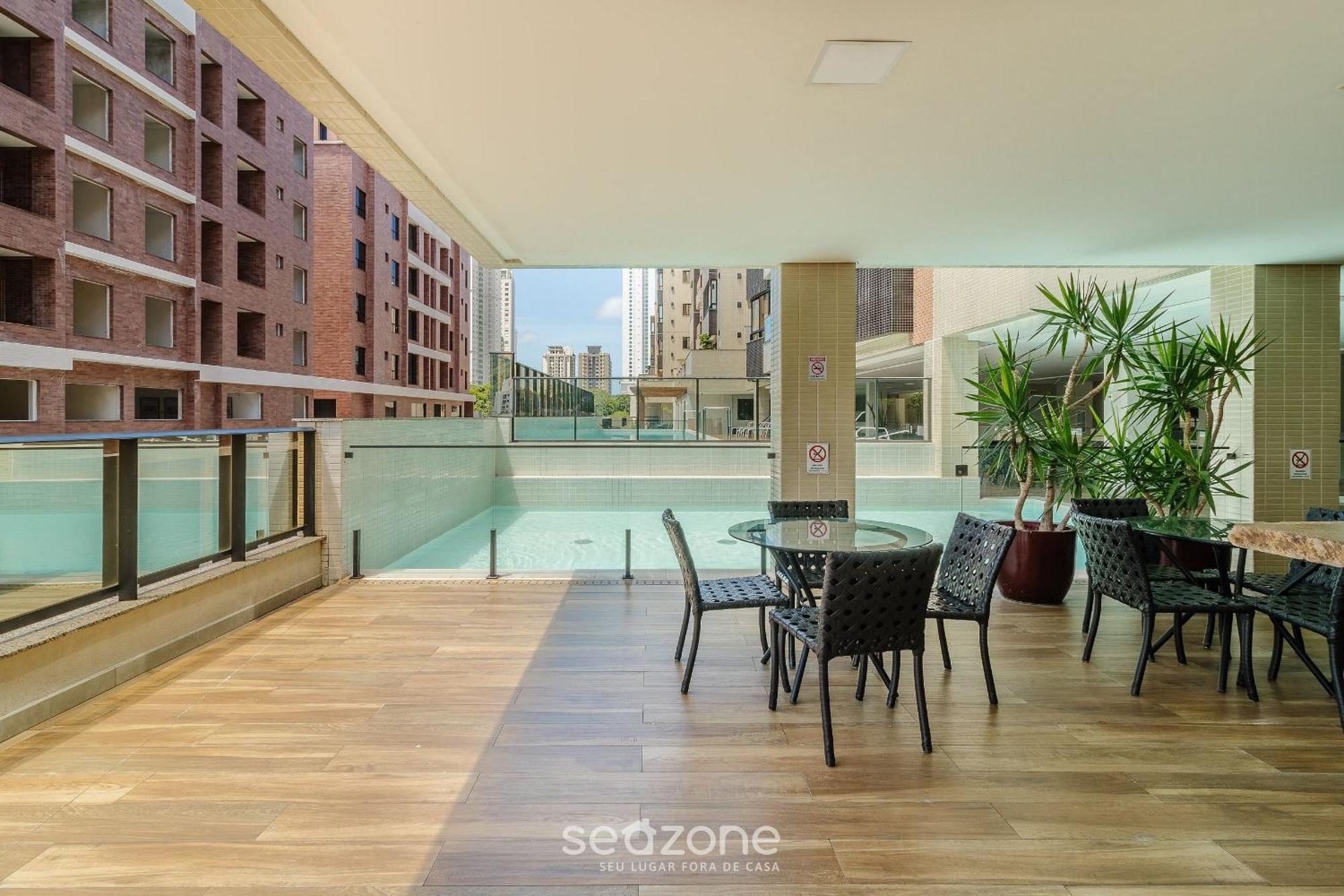 Apartamento Apto 1q C/ Piscina A 650m Da Pdn0113 *
